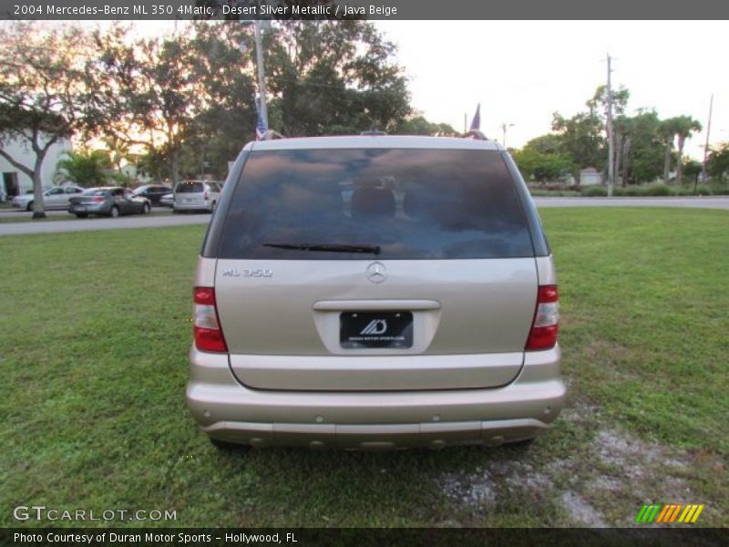 Desert Silver Metallic / Java Beige 2004 Mercedes-Benz ML 350 4Matic