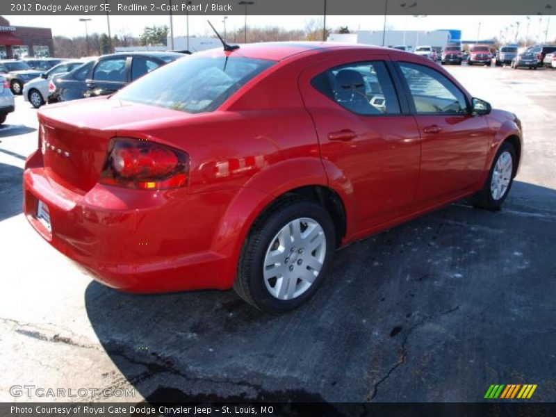 Redline 2-Coat Pearl / Black 2012 Dodge Avenger SE