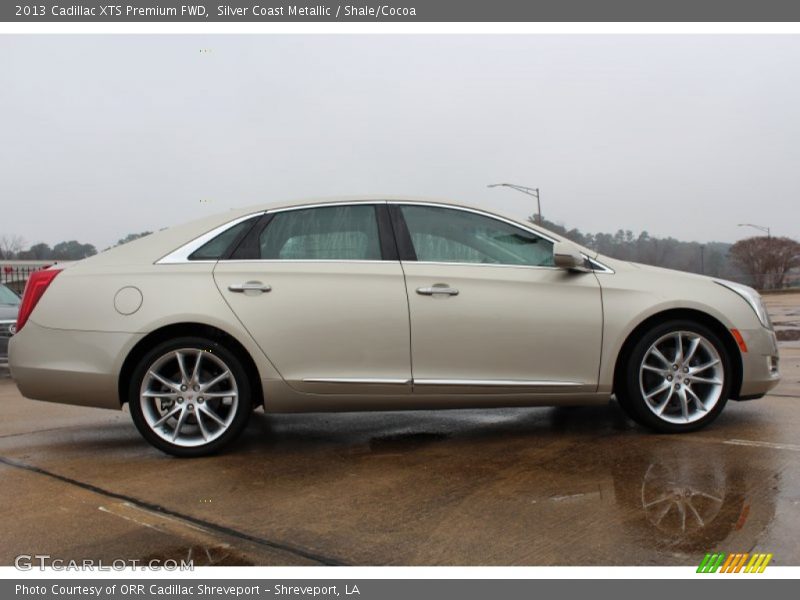 Silver Coast Metallic / Shale/Cocoa 2013 Cadillac XTS Premium FWD