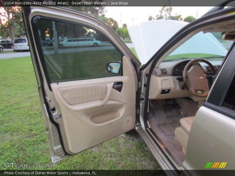 Desert Silver Metallic / Java Beige 2004 Mercedes-Benz ML 350 4Matic