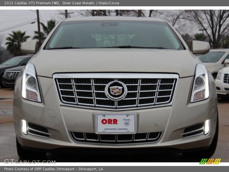 Silver Coast Metallic / Shale/Cocoa 2013 Cadillac XTS Premium FWD