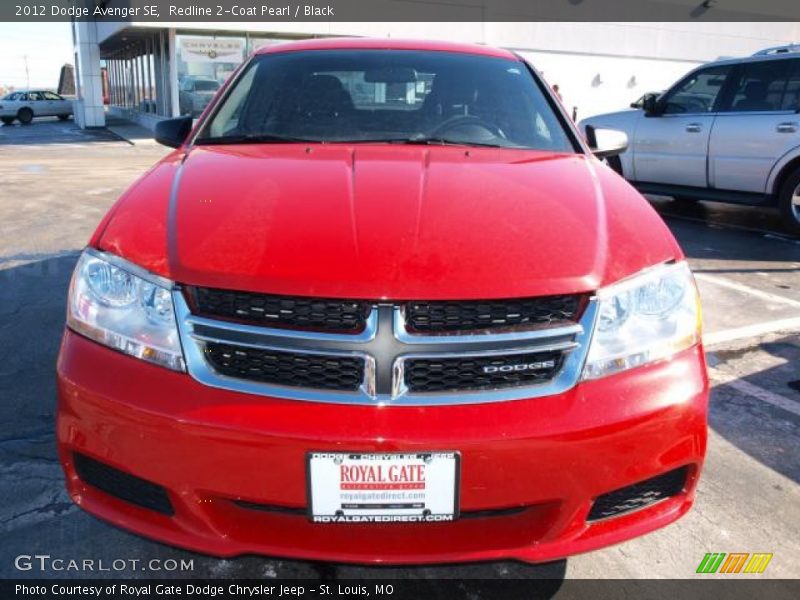 Redline 2-Coat Pearl / Black 2012 Dodge Avenger SE
