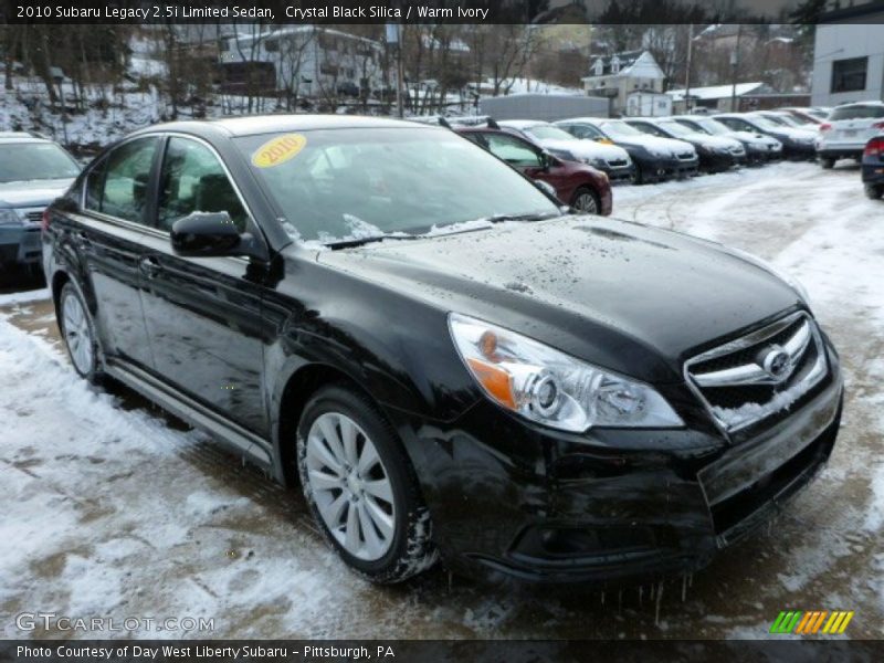 Crystal Black Silica / Warm Ivory 2010 Subaru Legacy 2.5i Limited Sedan