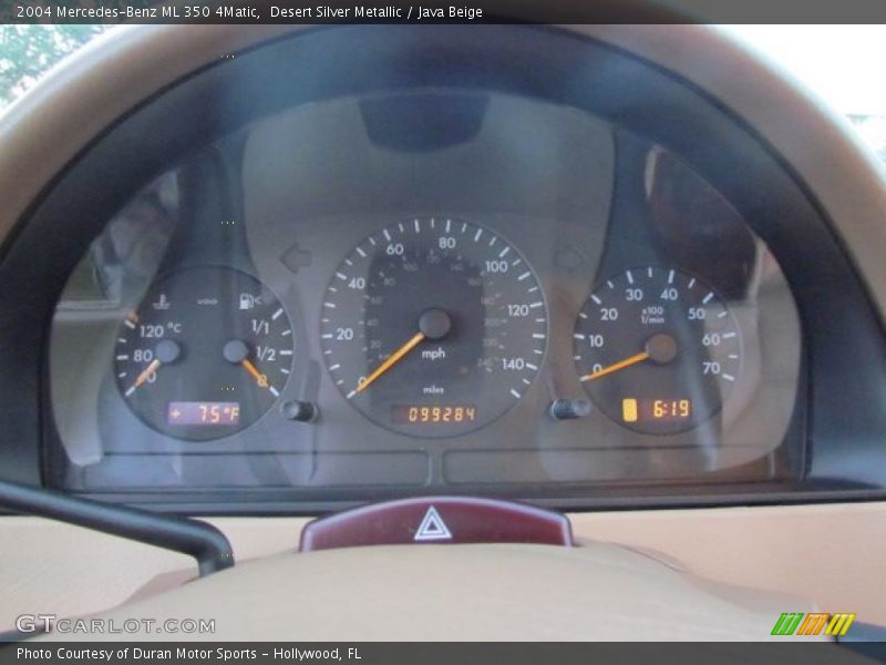 Desert Silver Metallic / Java Beige 2004 Mercedes-Benz ML 350 4Matic