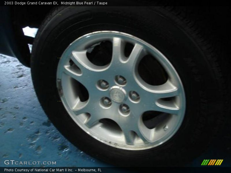 Midnight Blue Pearl / Taupe 2003 Dodge Grand Caravan EX