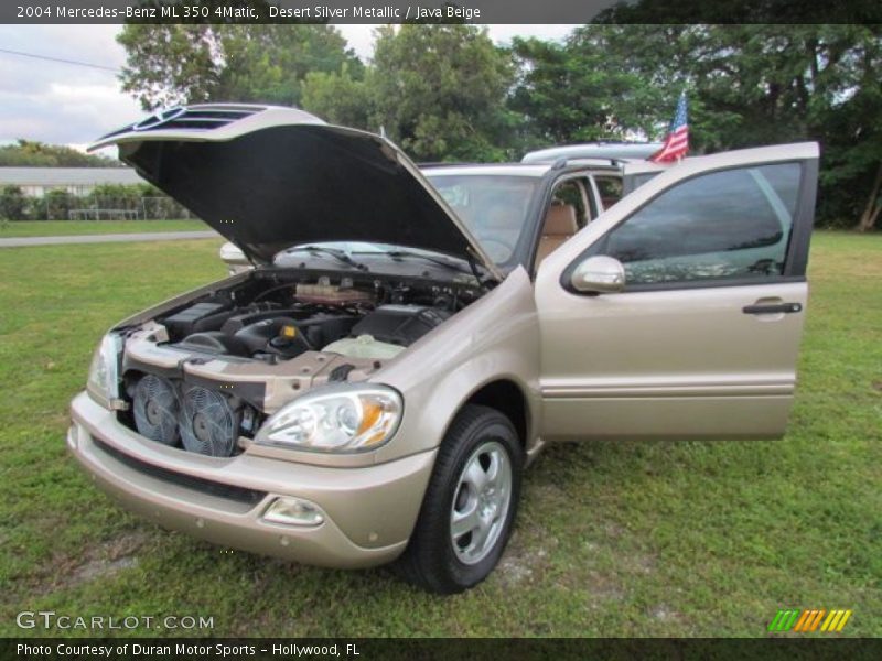 Desert Silver Metallic / Java Beige 2004 Mercedes-Benz ML 350 4Matic
