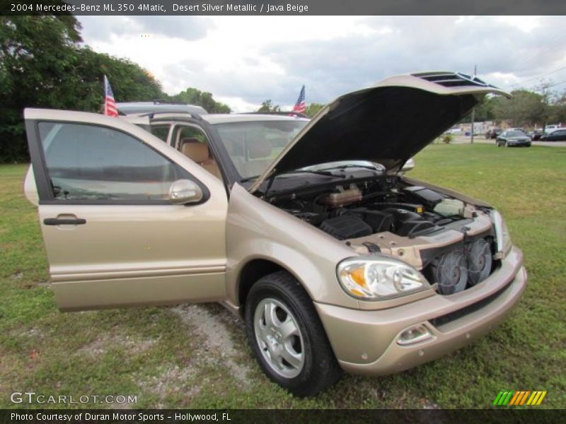 Desert Silver Metallic / Java Beige 2004 Mercedes-Benz ML 350 4Matic