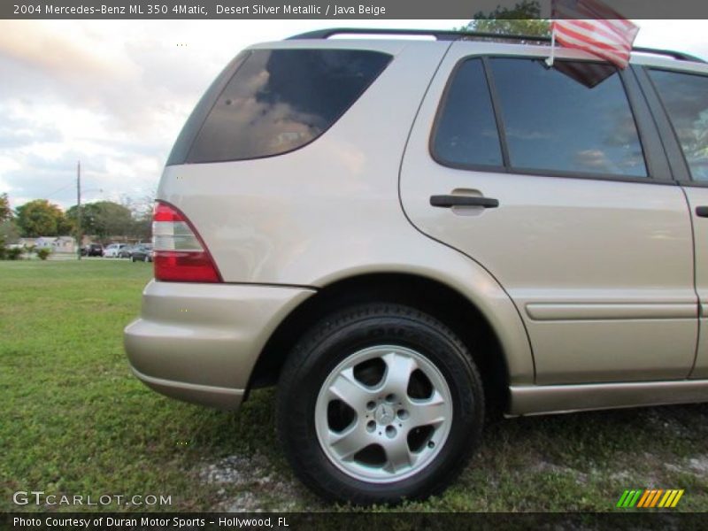 Desert Silver Metallic / Java Beige 2004 Mercedes-Benz ML 350 4Matic