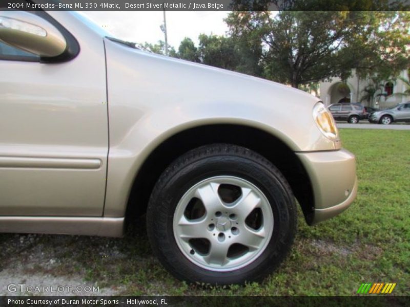 Desert Silver Metallic / Java Beige 2004 Mercedes-Benz ML 350 4Matic