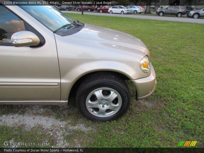 Desert Silver Metallic / Java Beige 2004 Mercedes-Benz ML 350 4Matic