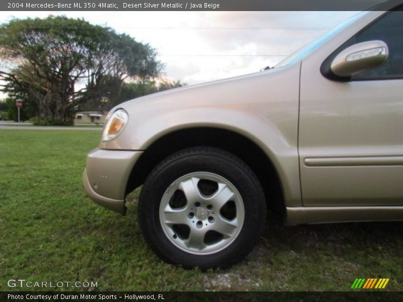 Desert Silver Metallic / Java Beige 2004 Mercedes-Benz ML 350 4Matic