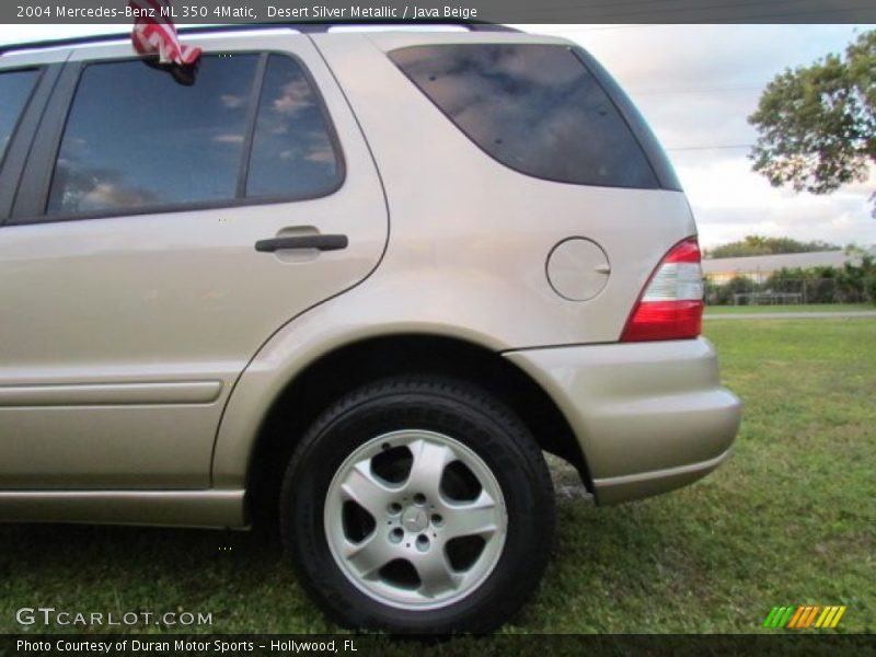 Desert Silver Metallic / Java Beige 2004 Mercedes-Benz ML 350 4Matic