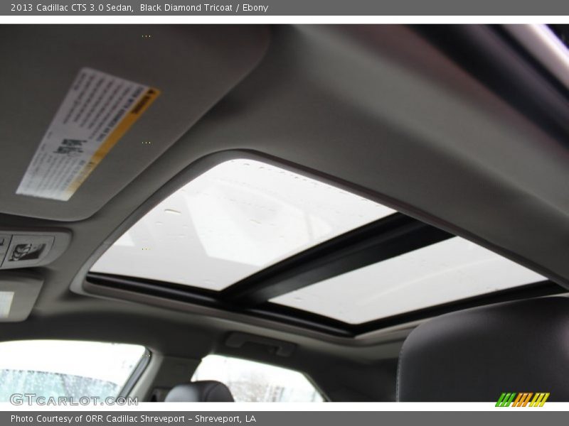 Sunroof of 2013 CTS 3.0 Sedan