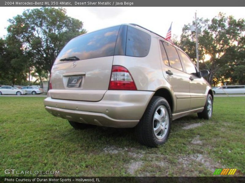 Desert Silver Metallic / Java Beige 2004 Mercedes-Benz ML 350 4Matic