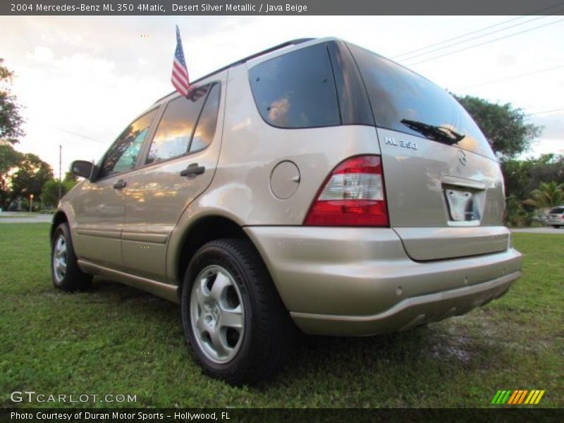 Desert Silver Metallic / Java Beige 2004 Mercedes-Benz ML 350 4Matic