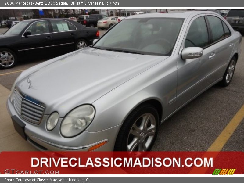 Brilliant Silver Metallic / Ash 2006 Mercedes-Benz E 350 Sedan