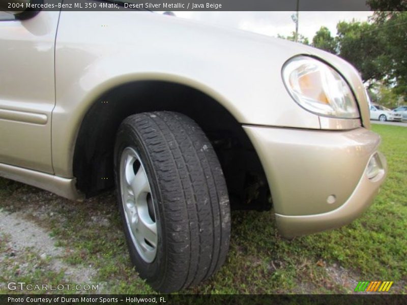 Desert Silver Metallic / Java Beige 2004 Mercedes-Benz ML 350 4Matic