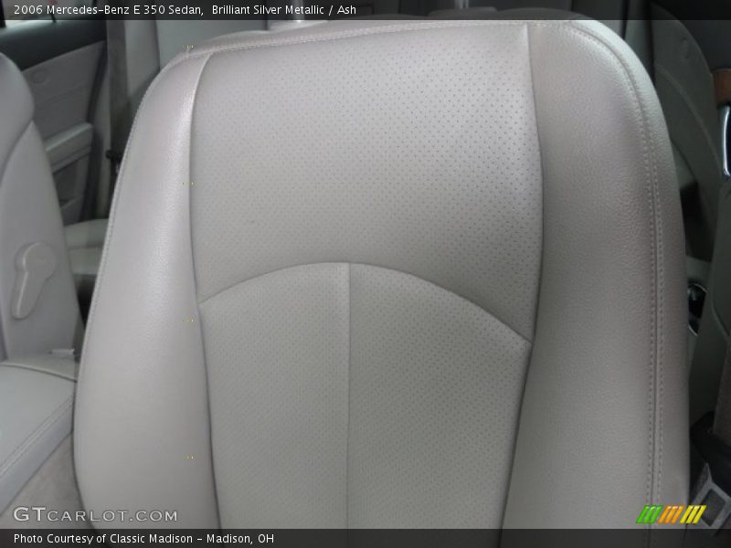 Brilliant Silver Metallic / Ash 2006 Mercedes-Benz E 350 Sedan