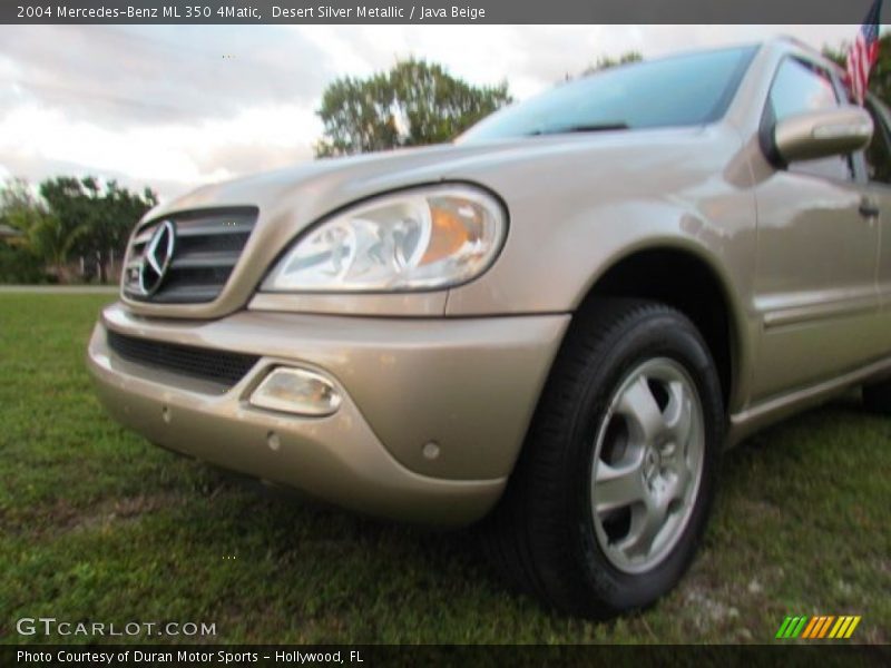 Desert Silver Metallic / Java Beige 2004 Mercedes-Benz ML 350 4Matic
