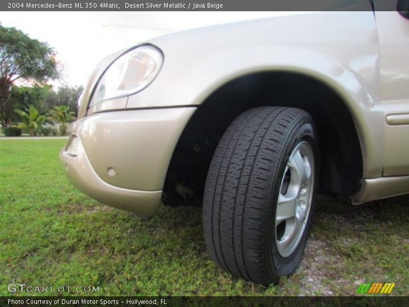 Desert Silver Metallic / Java Beige 2004 Mercedes-Benz ML 350 4Matic