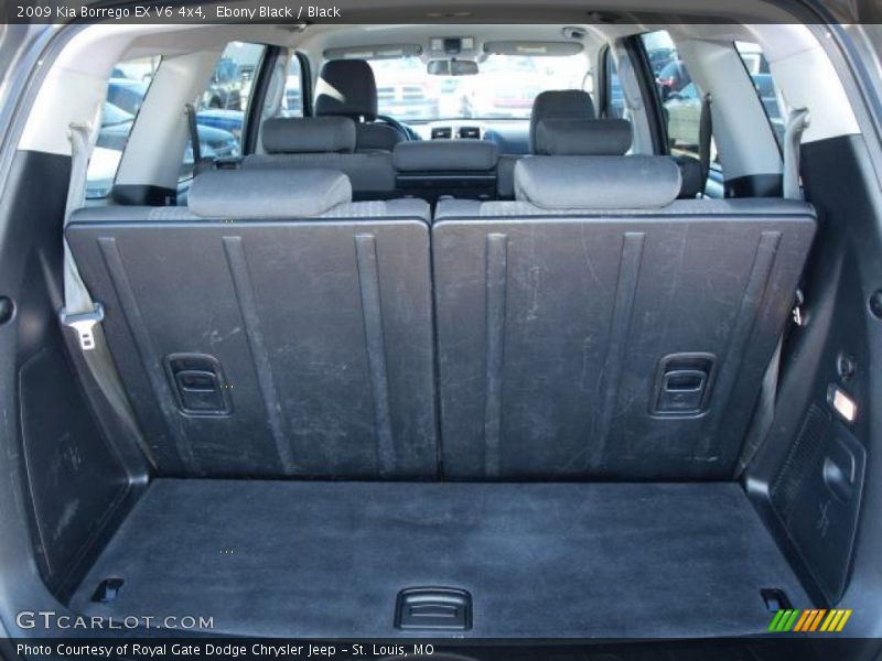 Ebony Black / Black 2009 Kia Borrego EX V6 4x4