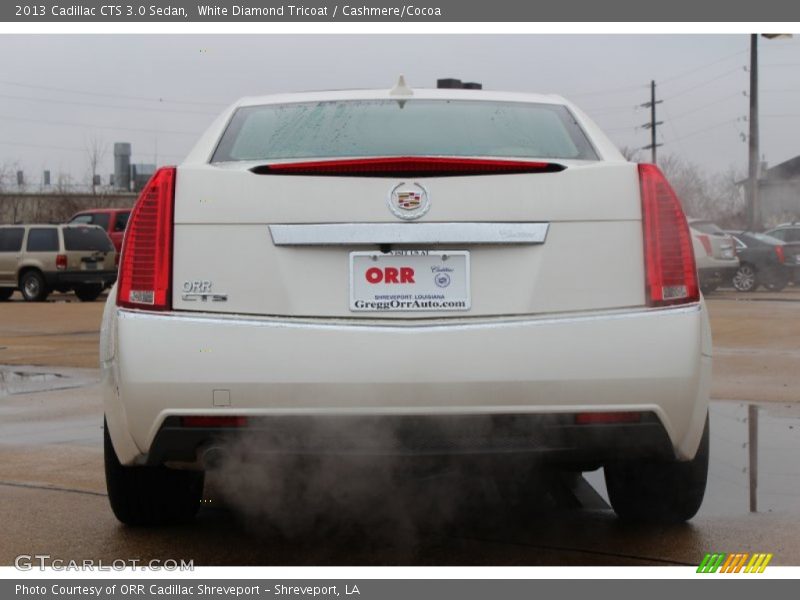 White Diamond Tricoat / Cashmere/Cocoa 2013 Cadillac CTS 3.0 Sedan