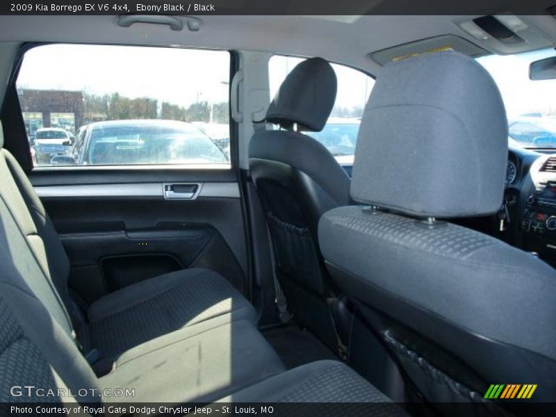 Ebony Black / Black 2009 Kia Borrego EX V6 4x4