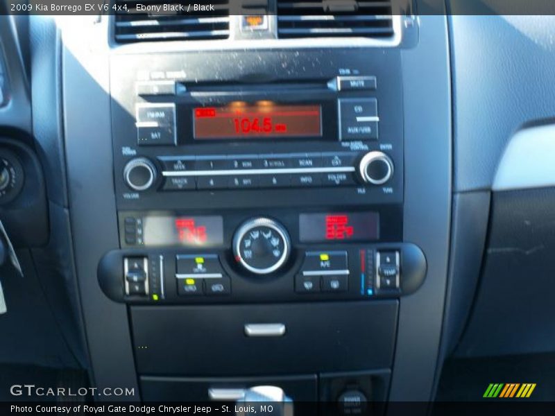 Ebony Black / Black 2009 Kia Borrego EX V6 4x4