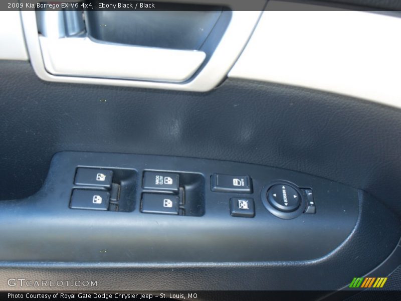 Ebony Black / Black 2009 Kia Borrego EX V6 4x4