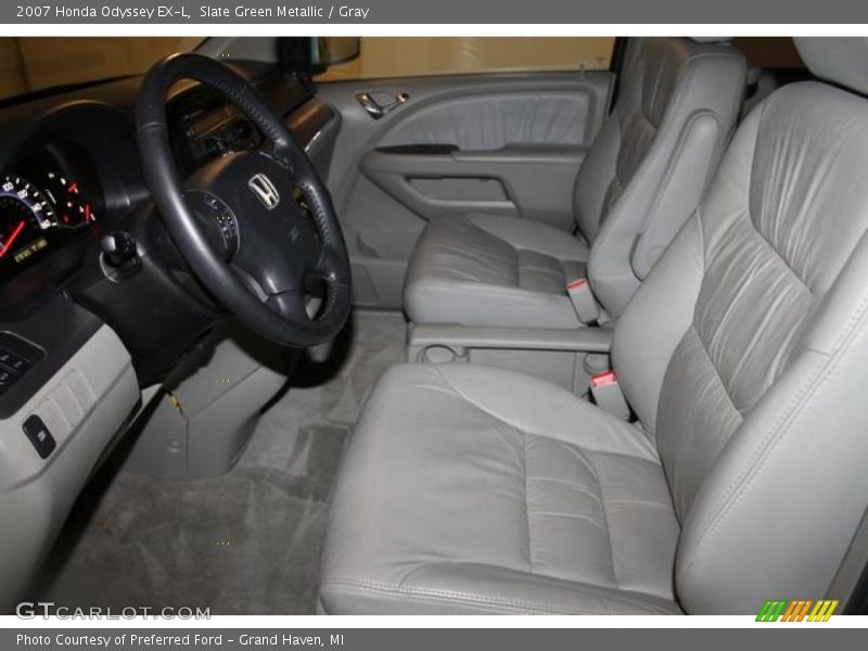  2007 Odyssey EX-L Gray Interior