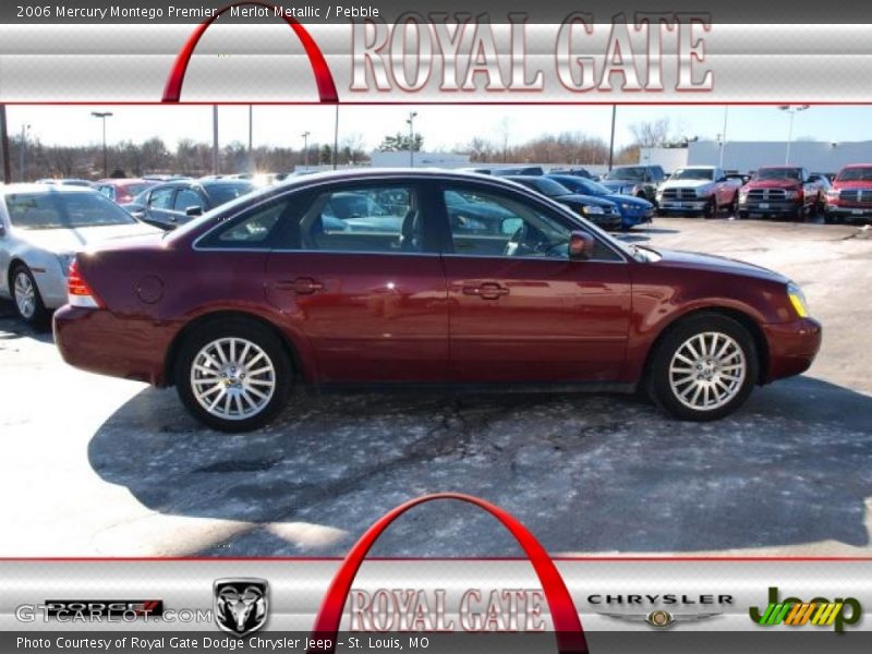 Merlot Metallic / Pebble 2006 Mercury Montego Premier