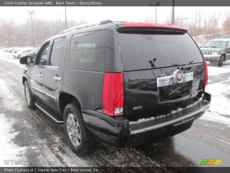 Black Raven / Ebony/Ebony 2009 Cadillac Escalade AWD