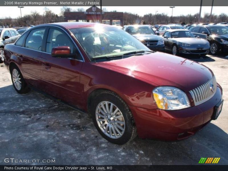 Merlot Metallic / Pebble 2006 Mercury Montego Premier