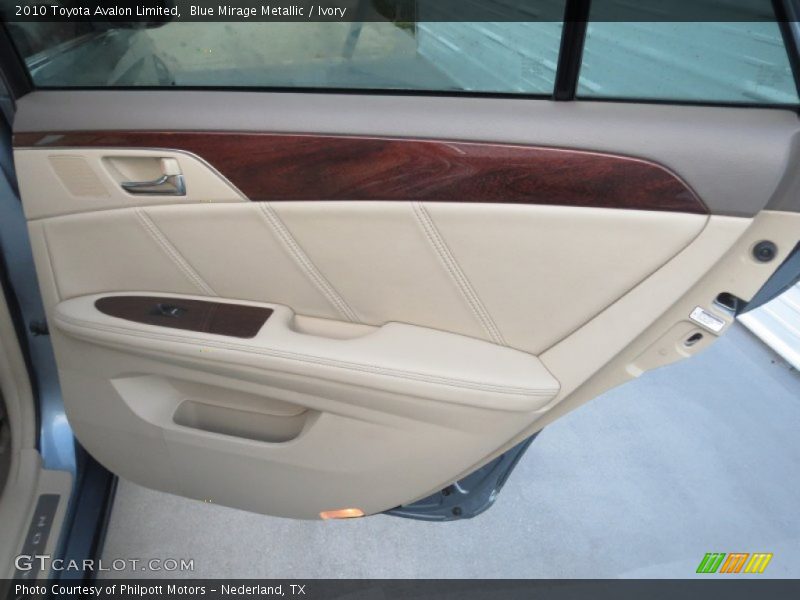 Blue Mirage Metallic / Ivory 2010 Toyota Avalon Limited