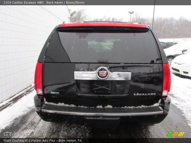 Black Raven / Ebony/Ebony 2009 Cadillac Escalade AWD