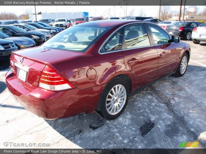 Merlot Metallic / Pebble 2006 Mercury Montego Premier