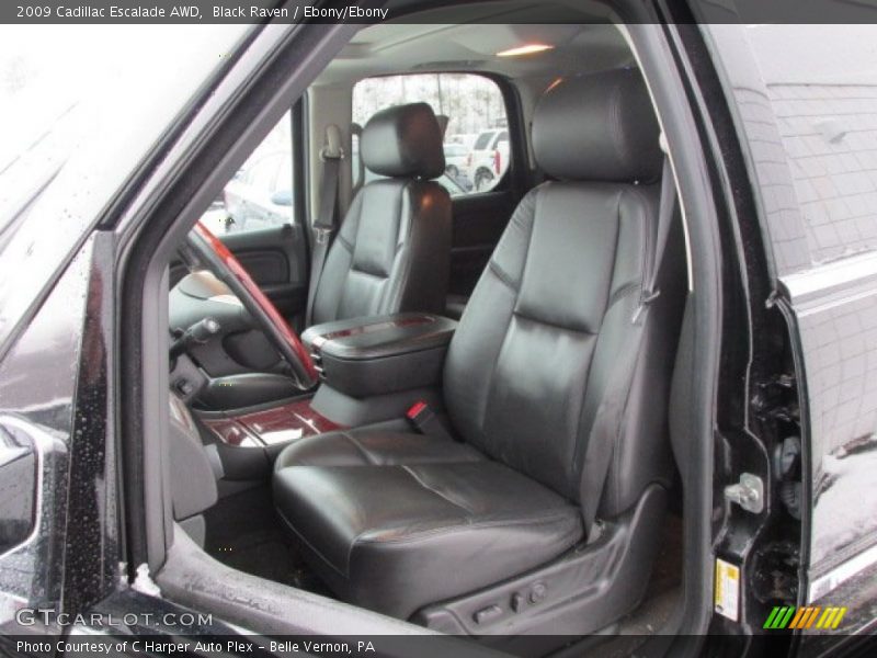Front Seat of 2009 Escalade AWD