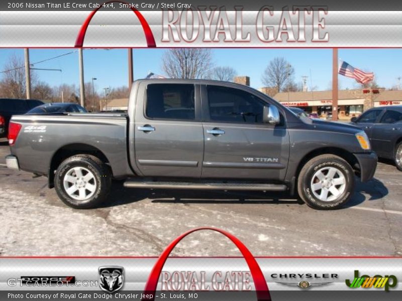 Smoke Gray / Steel Gray 2006 Nissan Titan LE Crew Cab 4x4
