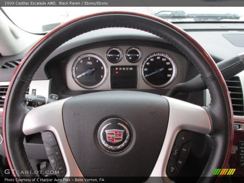 Black Raven / Ebony/Ebony 2009 Cadillac Escalade AWD