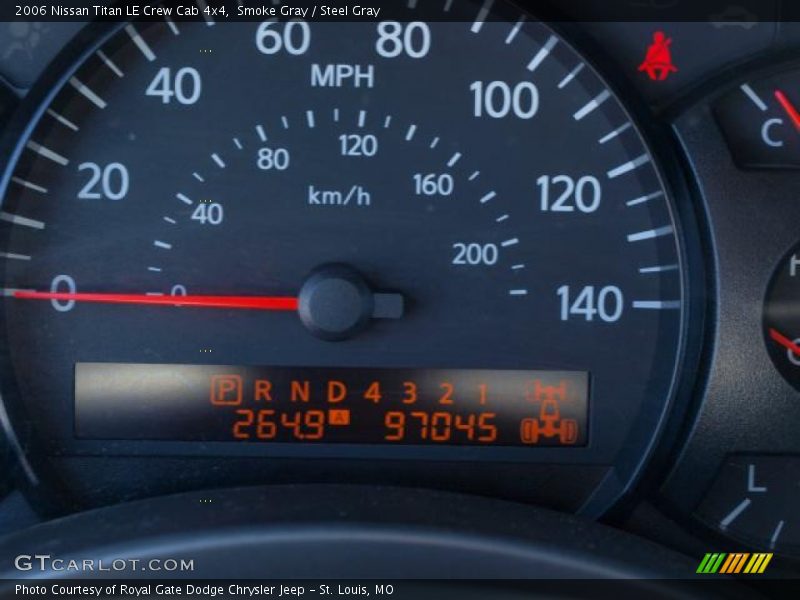 Smoke Gray / Steel Gray 2006 Nissan Titan LE Crew Cab 4x4