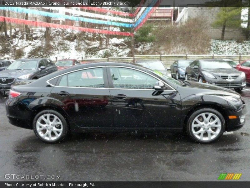 Ebony Black / Black 2013 Mazda MAZDA6 i Grand Touring Sedan