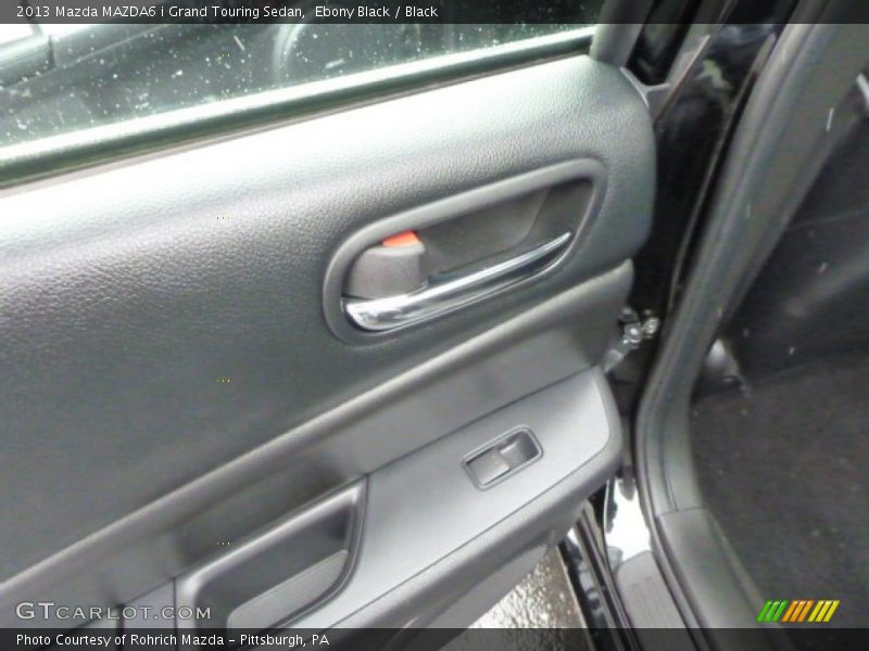 Ebony Black / Black 2013 Mazda MAZDA6 i Grand Touring Sedan