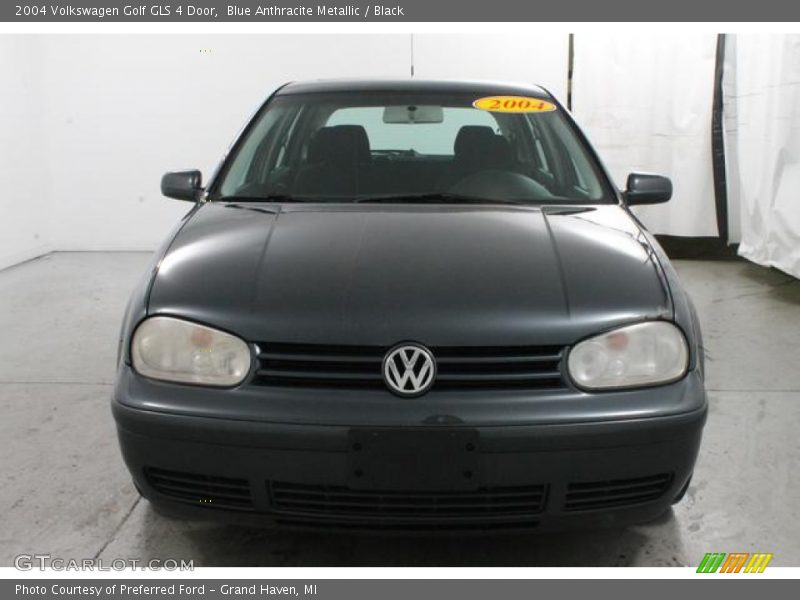 Blue Anthracite Metallic / Black 2004 Volkswagen Golf GLS 4 Door