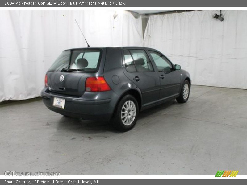Blue Anthracite Metallic / Black 2004 Volkswagen Golf GLS 4 Door
