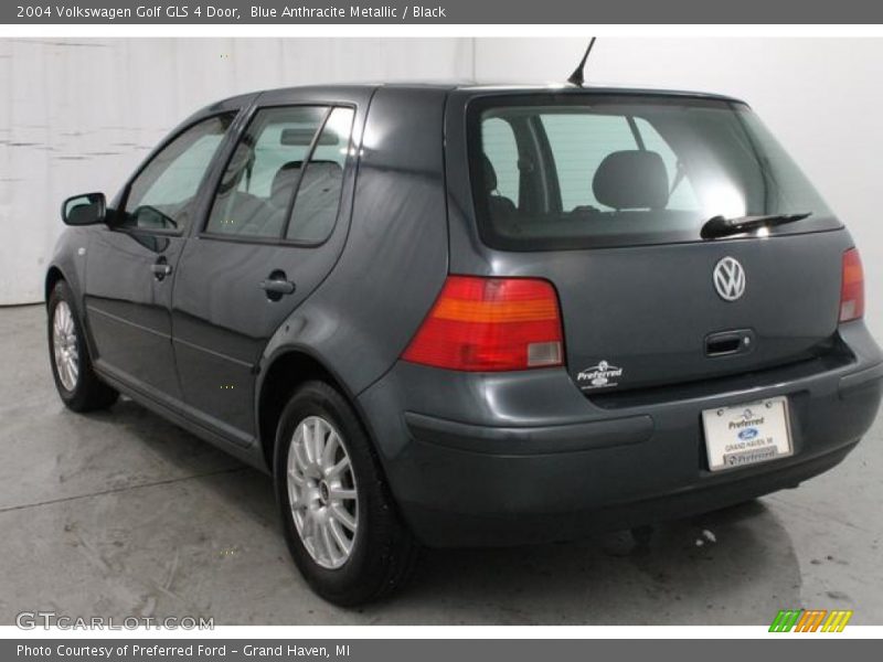 Blue Anthracite Metallic / Black 2004 Volkswagen Golf GLS 4 Door