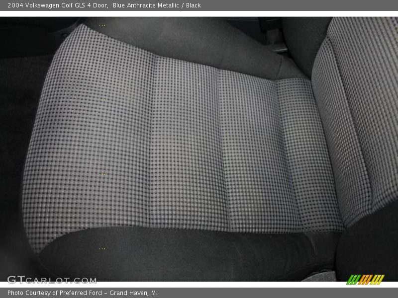 Blue Anthracite Metallic / Black 2004 Volkswagen Golf GLS 4 Door