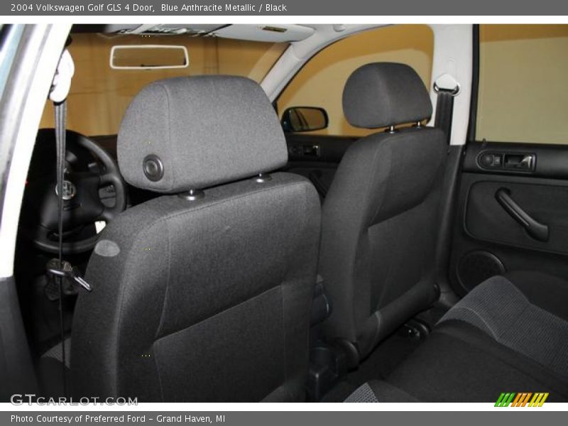 Blue Anthracite Metallic / Black 2004 Volkswagen Golf GLS 4 Door