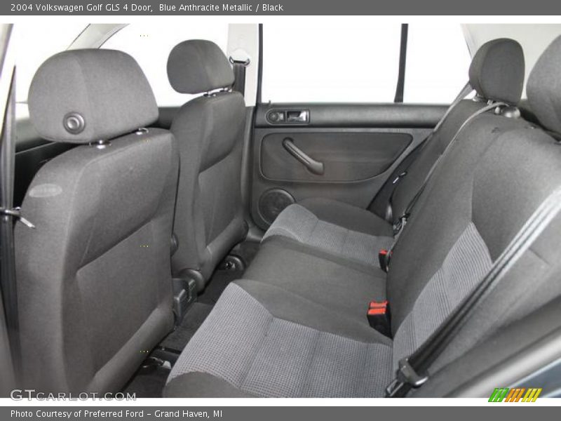 Blue Anthracite Metallic / Black 2004 Volkswagen Golf GLS 4 Door