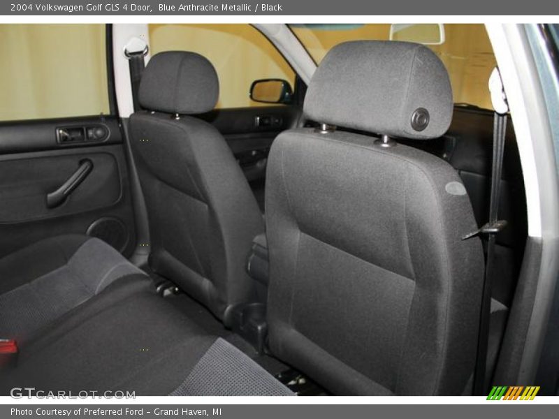 Blue Anthracite Metallic / Black 2004 Volkswagen Golf GLS 4 Door