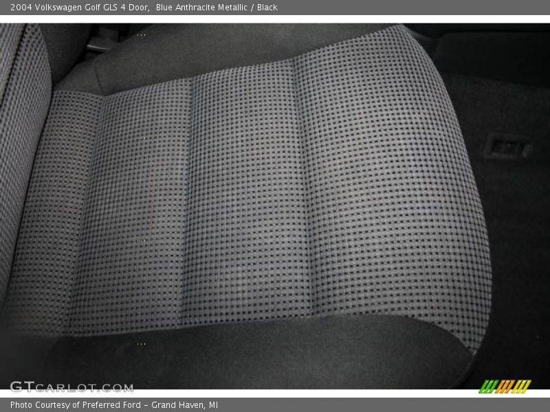 Blue Anthracite Metallic / Black 2004 Volkswagen Golf GLS 4 Door